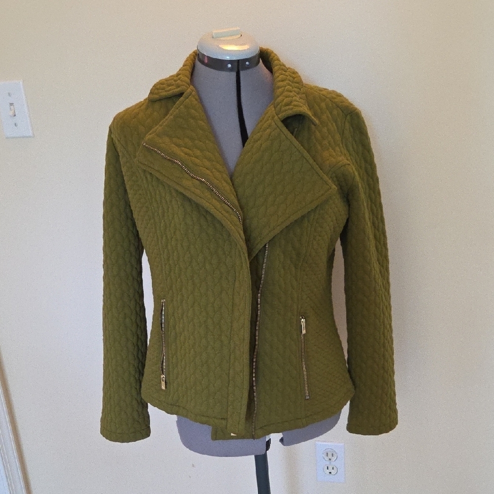 Olive Quilted Women's Jacket